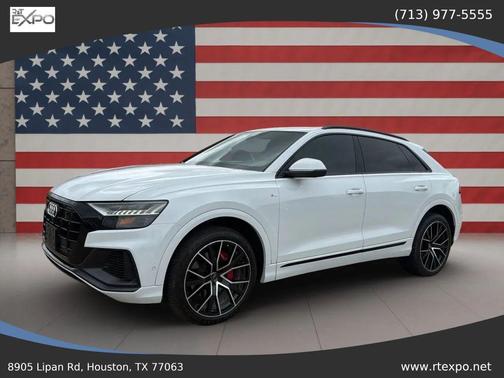 White 2020 Audi Q8 55 Prestige