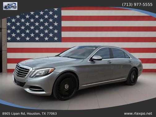 Gray 2014 Mercedes-Benz S-Class S 550 Sedan 4D