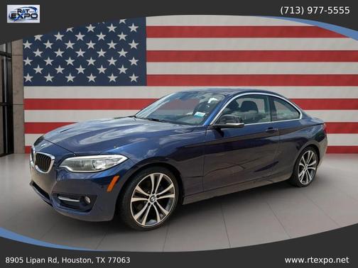 Blue 2015 BMW 228 228i Coupe 2D