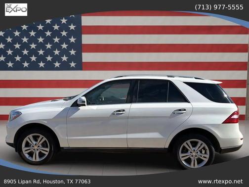 White 2015 Mercedes-Benz M-Class 4MATIC