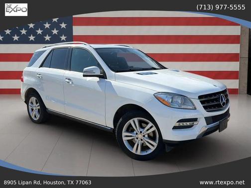 White 2015 Mercedes-Benz M-Class 4MATIC