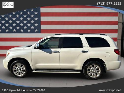 Blizzard Pearl 2013 Toyota Sequoia Platinum