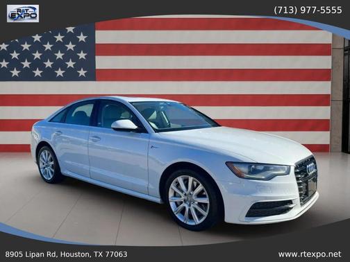 White 2015 Audi A6 3.0T Premium Plus