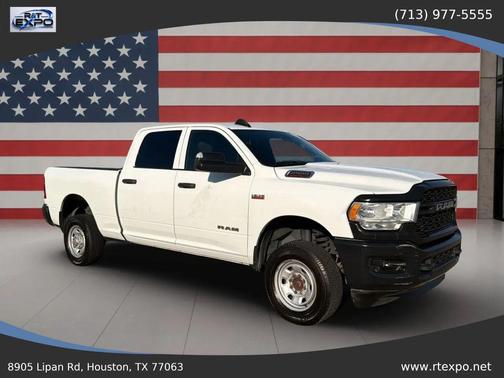 White 2022 RAM 2500 Tradesman Crew Cab 4x4 6'4' Box