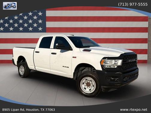 White 2022 RAM 2500 Tradesman Crew Cab 4x4 6'4' Box