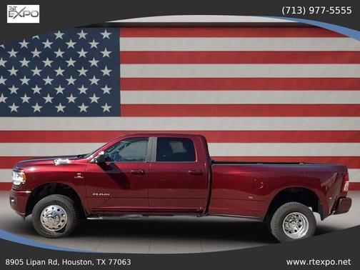 Delmonico Red Pearlcoat 2019 RAM 3500 Big Horn Crew Cab 4x4 8' Box