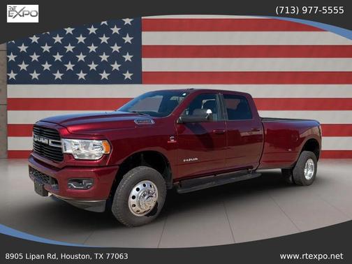 Delmonico Red Pearlcoat 2019 RAM 3500 Big Horn Crew Cab 4x4 8' Box