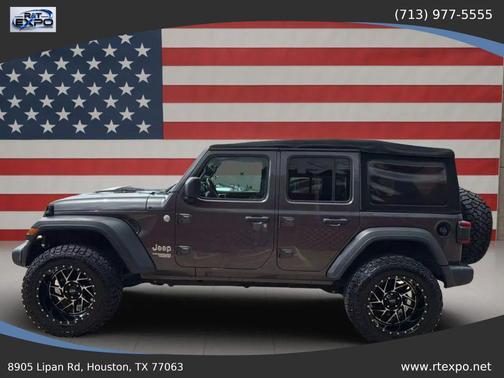 Black Clearcoat 2018 Jeep Wrangler Unlimited Sport