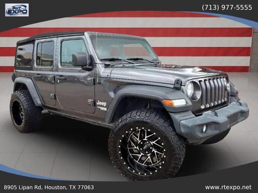 Black Clearcoat 2018 Jeep Wrangler Unlimited Sport
