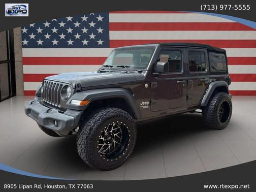 Black Clearcoat 2018 Jeep Wrangler Unlimited Sport