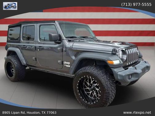 Black Clearcoat 2018 Jeep Wrangler Unlimited Sport