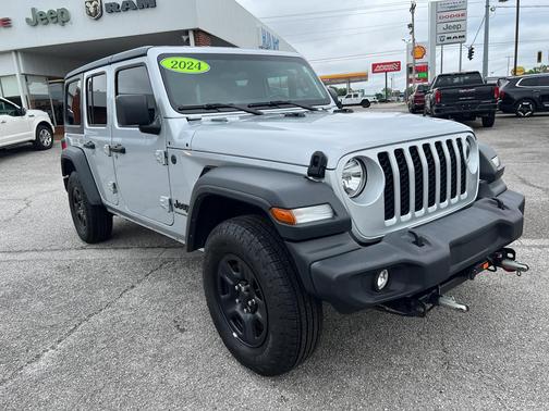 Silver Zynith Clearcoat 2024 Jeep Wrangler Sport