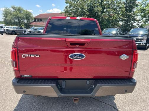 Red 2016 Ford F-150 King Ranch