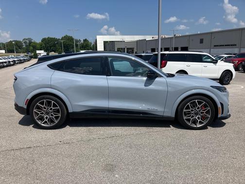 Glacier Gray Metallic 2025 Ford Mustang Mach-E GT