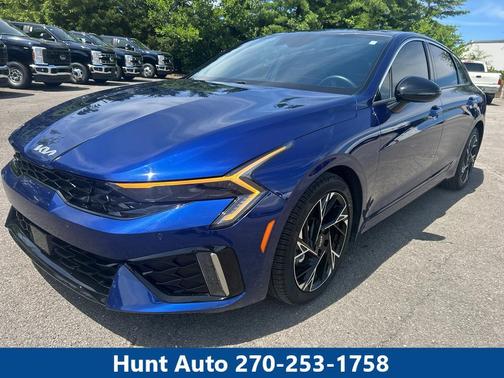 Blue 2025 Kia K5 GT-Line