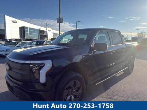 Antimatter Blue Metallic 2024 Ford F-150 Lightning Flash