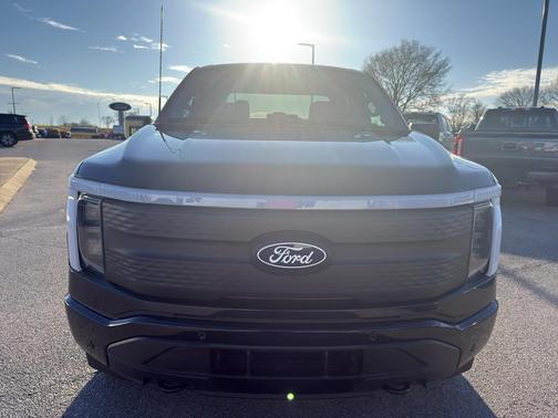 Antimatter Blue Metallic 2024 Ford F-150 Lightning Flash