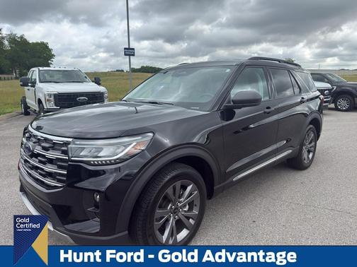 Agate Black Metallic 2025 Ford Explorer Active
