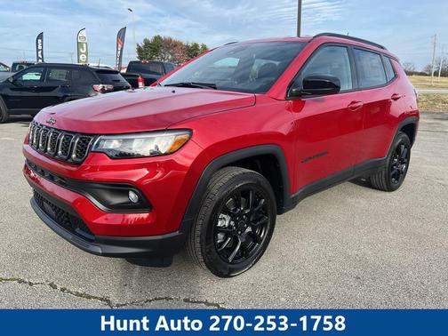 Red 2026 Jeep Compass Latitude