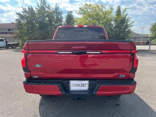 Rapid Red Metallic Tinted Clearcoat 2025 Ford F-150 Lightning Platinum