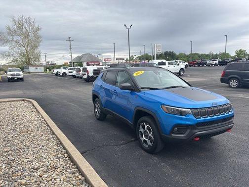 Laser Blue 2022 Jeep Compass Trailhawk
