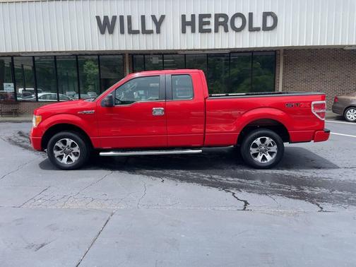 Red 2013 Ford F-150 STX