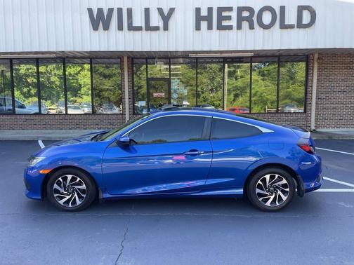 Blue 2017 Honda Civic LX-P