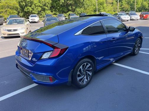 Blue 2017 Honda Civic LX-P