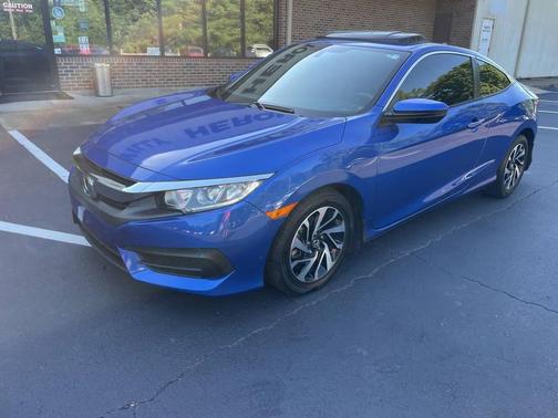 Blue 2017 Honda Civic LX-P