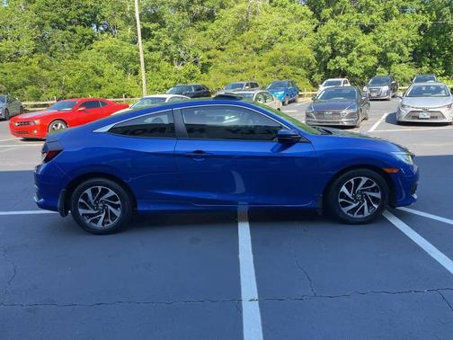 Blue 2017 Honda Civic LX-P