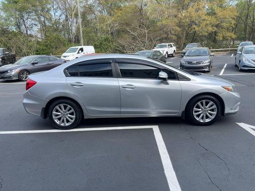 Silver 2012 Honda Civic EX-L