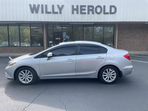 Silver 2012 Honda Civic EX-L