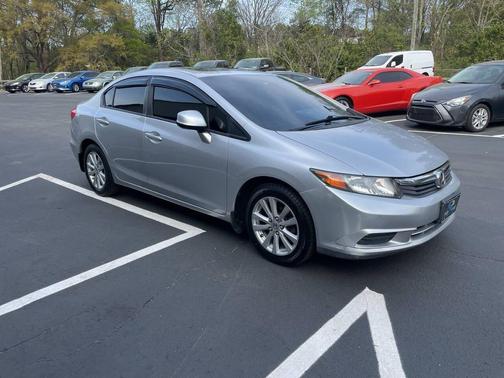 Silver 2012 Honda Civic EX-L