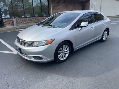 Silver 2012 Honda Civic EX-L
