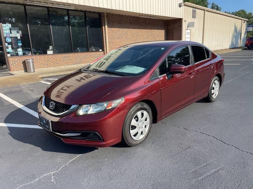 Maroon 2014 Honda Civic LX