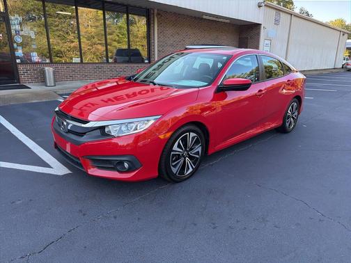 Red 2017 Honda Civic EX-L Navi