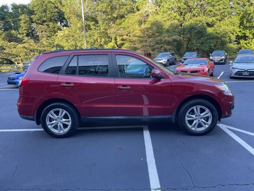 Burgundy 2012 Hyundai SANTA FE Limited