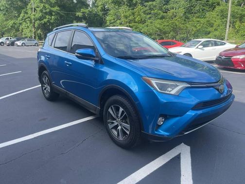 Blue 2018 Toyota RAV4 XLE