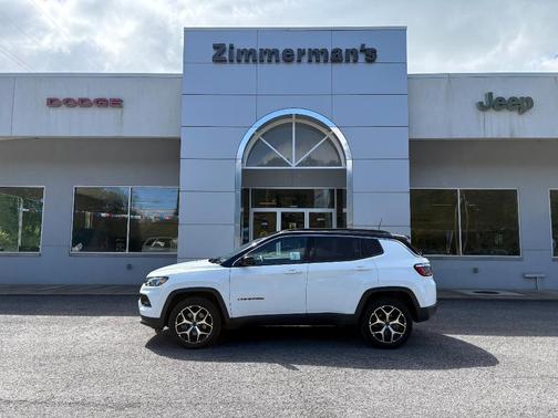 Bright White 2025 Jeep Compass Limited