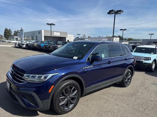 Atlantic Blue 2022 Volkswagen Tiguan 2.0T SE