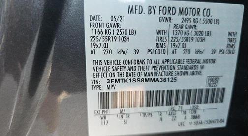 2021 Ford Mustang Mach-E Select