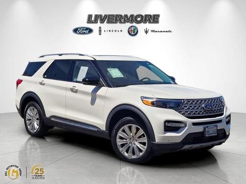 STAR WHITE MET TRI-COAT 2023 Ford Explorer LIMITED