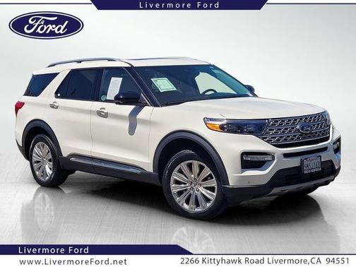 STAR WHITE MET TRI-COAT 2023 Ford Explorer LIMITED