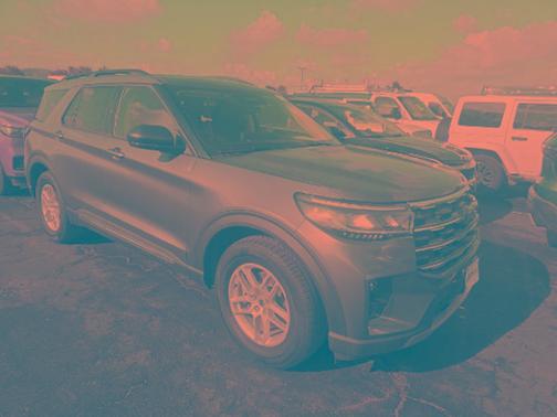 CARBONIZED GRAY METALLIC 2025 Ford Explorer ACTIVE