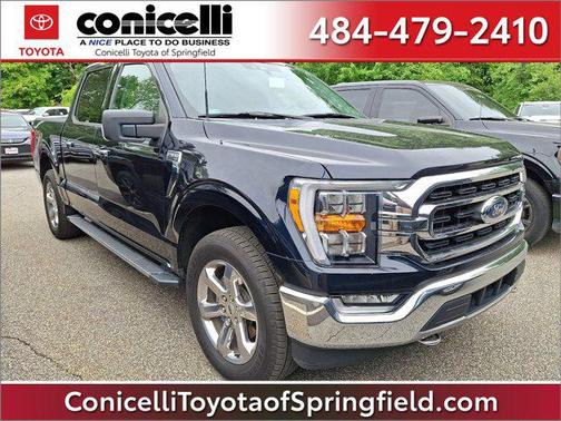 Antimatter Blue Metallic 2021 Ford F-150 XLT