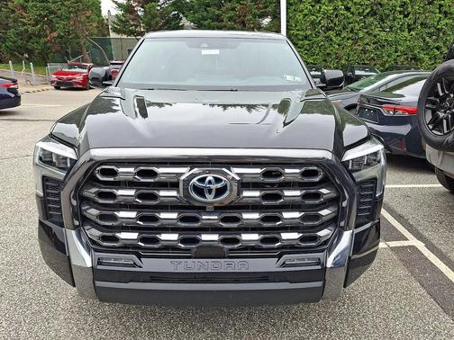 Midnight Black Metallic 2024 Toyota Tundra Hybrid Platinum
