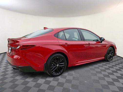 Supersonic Red 2025 Toyota Camry SE