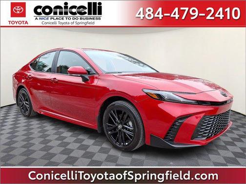 Supersonic Red 2025 Toyota Camry SE