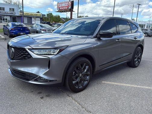 Gray 2022 Acura MDX A-Spec