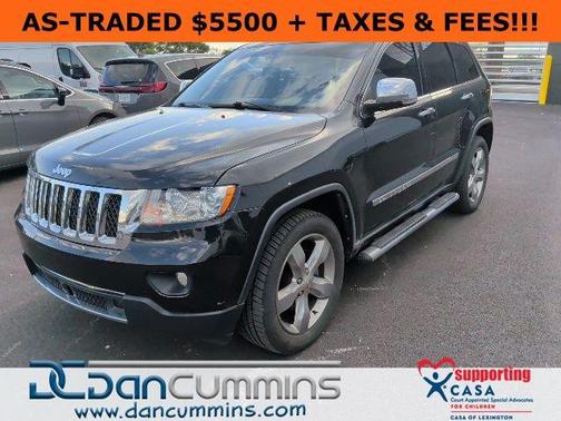 Brilliant Black Crystal Pearlcoat 2013 Jeep Grand Cherokee Overland
